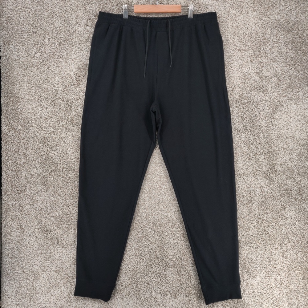 Alo Yoga Conquer Max Performance Slim Fit Jogger Men's XL Black Pockets Stretch